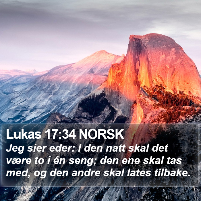 Lukas 17:34 NORSK Bible Study