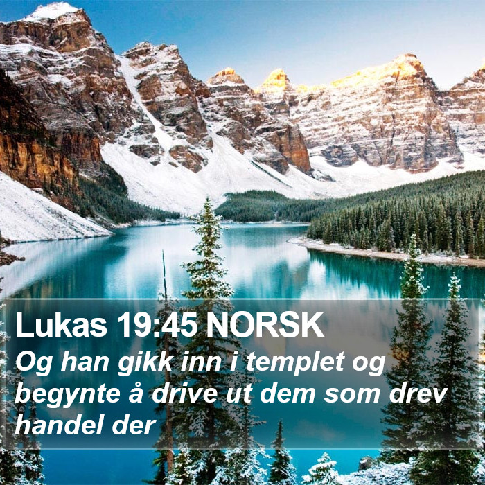 Lukas 19:45 NORSK Bible Study