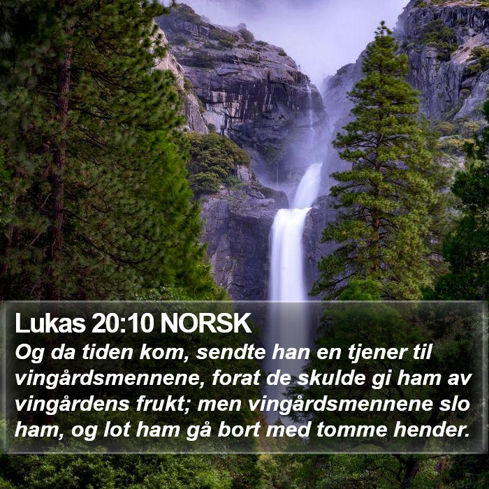 Lukas 20:10 NORSK Bible Study