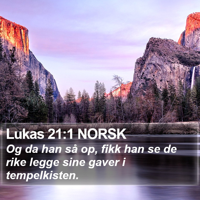 Lukas 21:1 NORSK Bible Study
