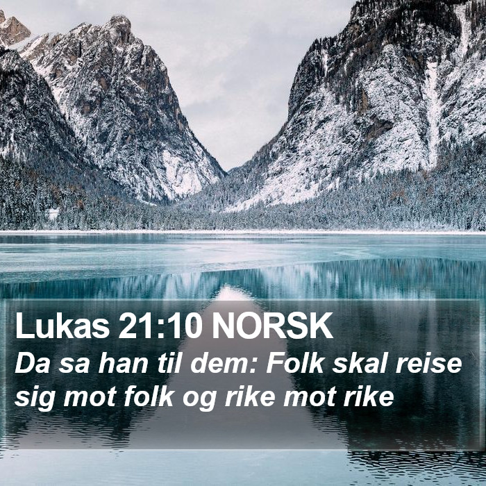 Lukas 21:10 NORSK Bible Study