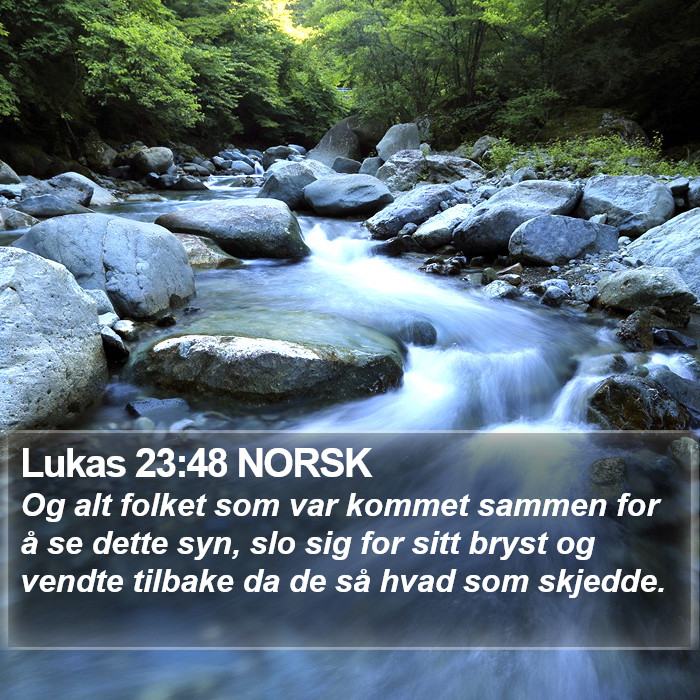 Lukas 23:48 NORSK Bible Study