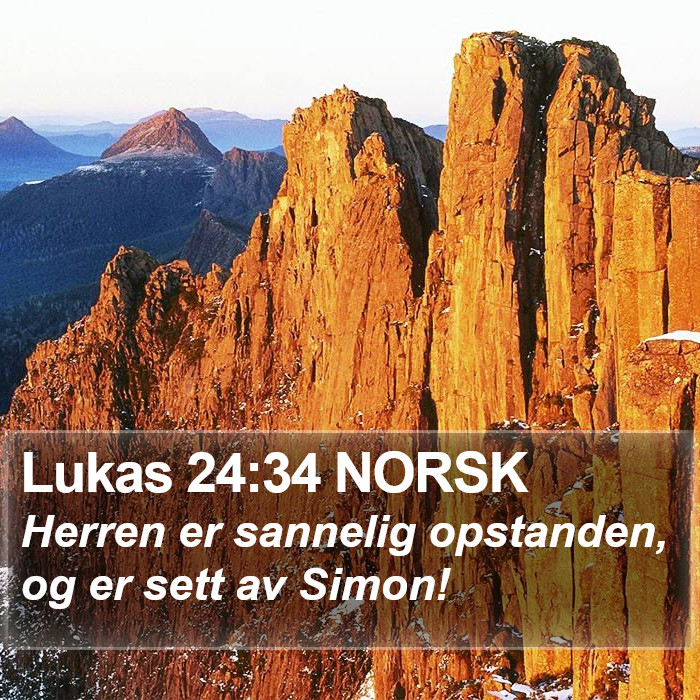 Lukas 24:34 NORSK Bible Study