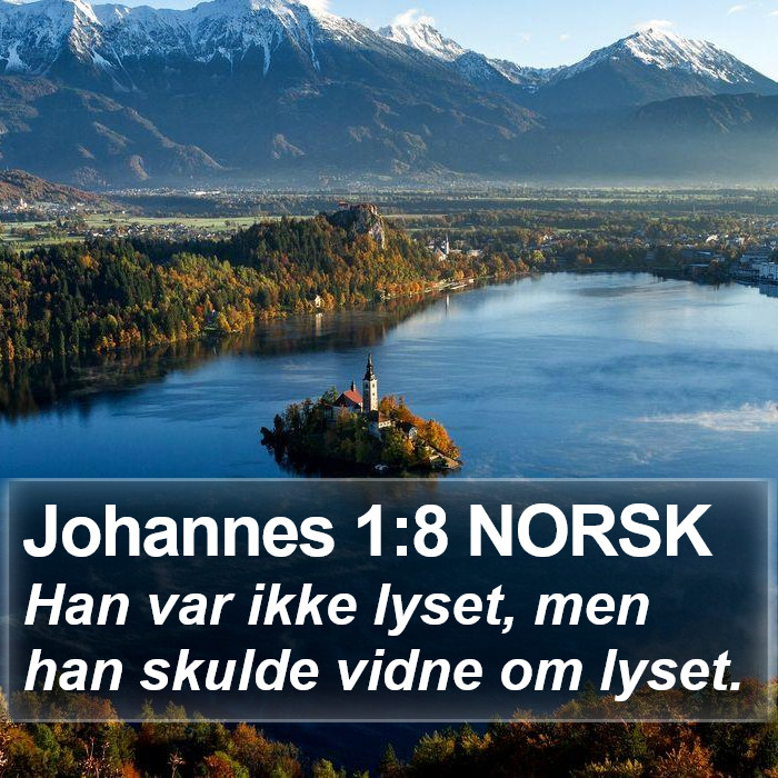 Johannes 1:8 NORSK Bible Study