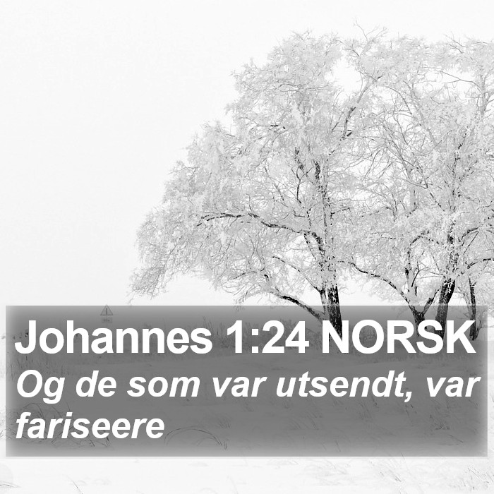 Johannes 1:24 NORSK Bible Study