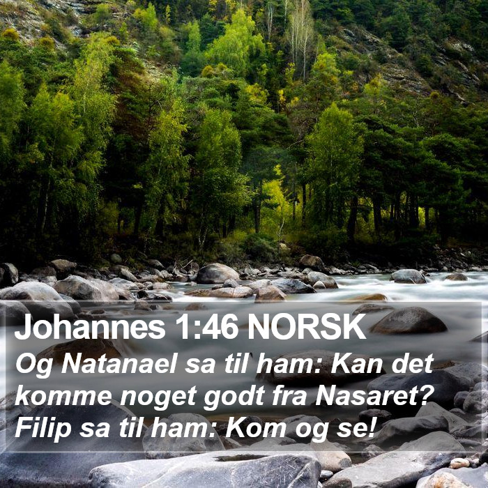 Johannes 1:46 NORSK Bible Study