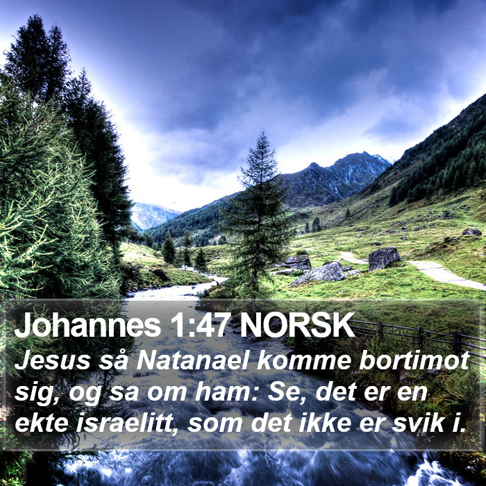 Johannes 1:47 NORSK Bible Study