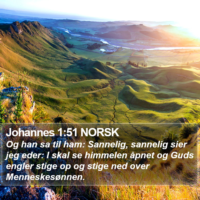 Johannes 1:51 NORSK Bible Study