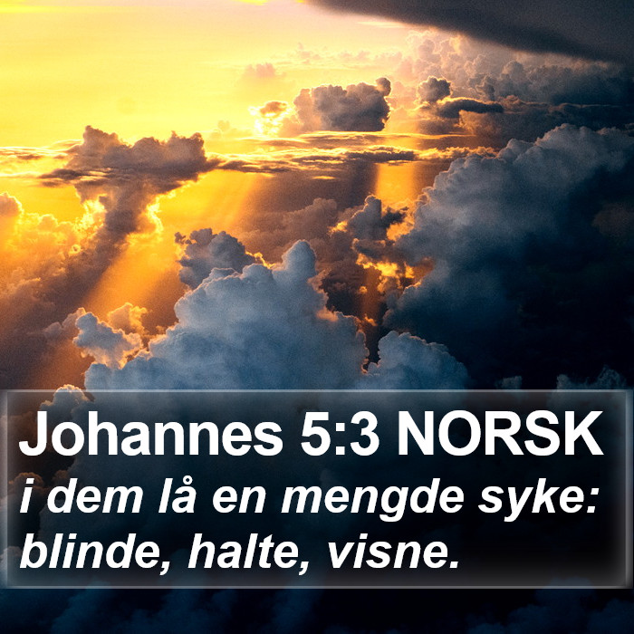 Johannes 5:3 NORSK Bible Study