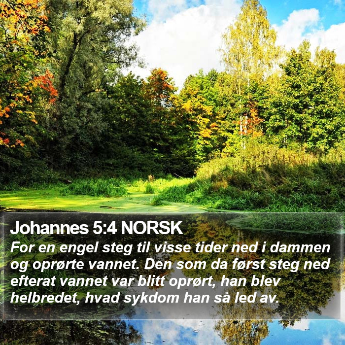 Johannes 5:4 NORSK Bible Study