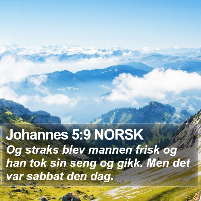 Johannes 5:9 NORSK Bible Study