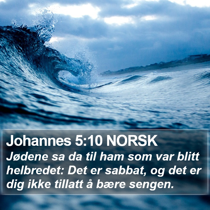 Johannes 5:10 NORSK Bible Study