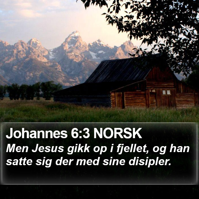 Johannes 6:3 NORSK Bible Study