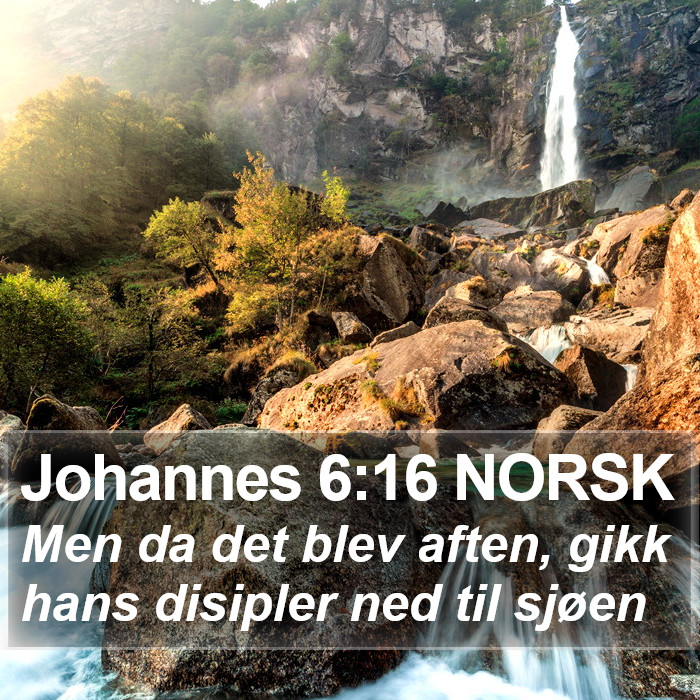 Johannes 6:16 NORSK Bible Study