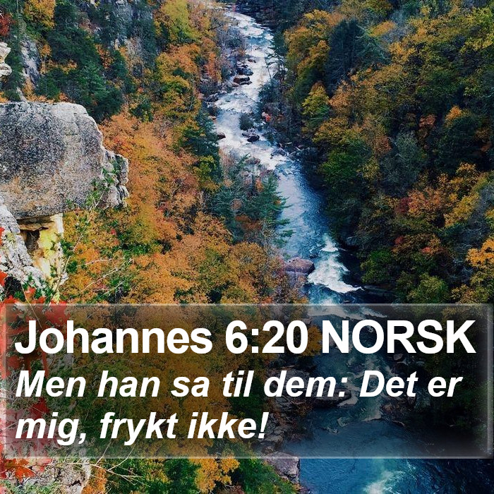 Johannes 6:20 NORSK Bible Study