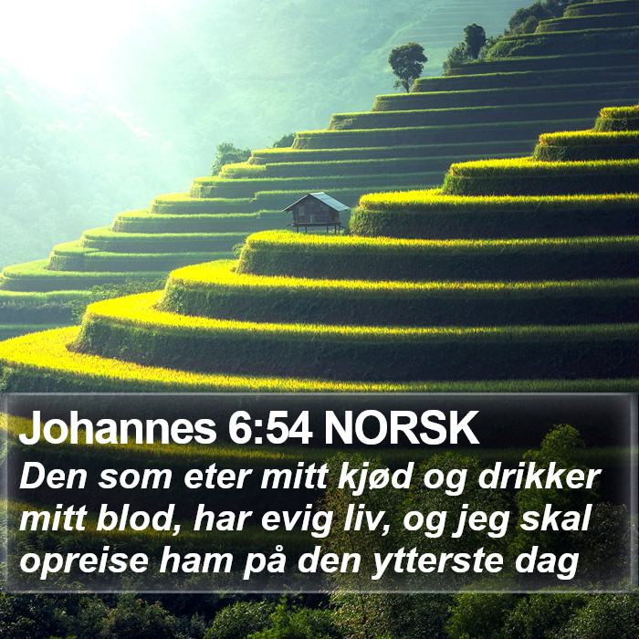 Johannes 6:54 NORSK Bible Study
