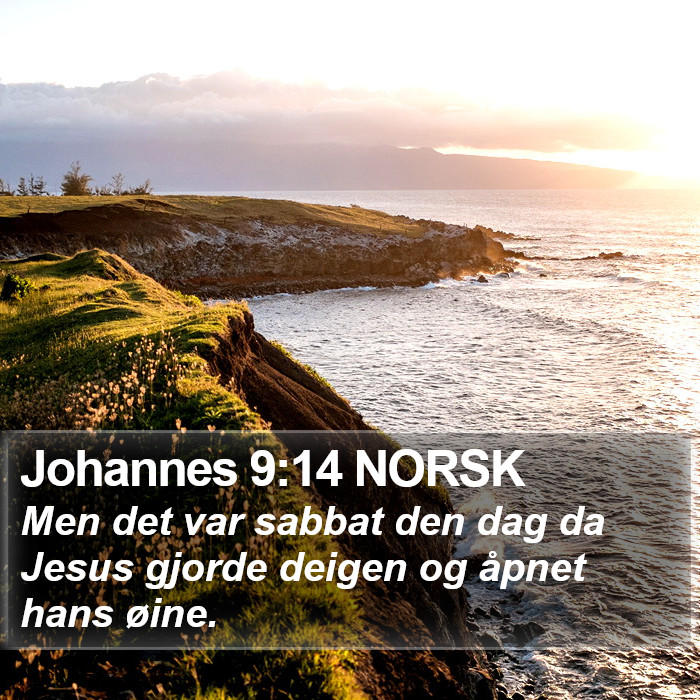 Johannes 9:14 NORSK Bible Study