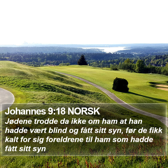 Johannes 9:18 NORSK Bible Study