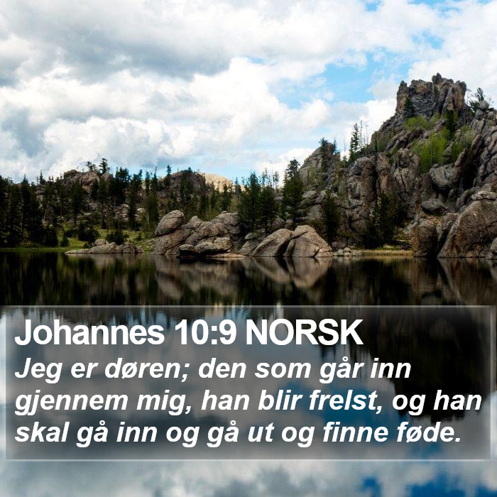 Johannes 10:9 NORSK Bible Study