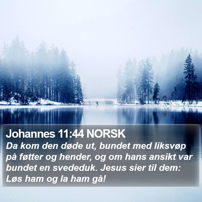 Johannes 11:44 NORSK Bible Study