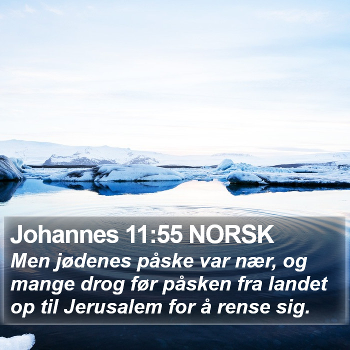 Johannes 11:55 NORSK Bible Study