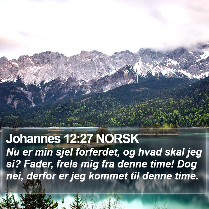 Johannes 12:27 NORSK Bible Study