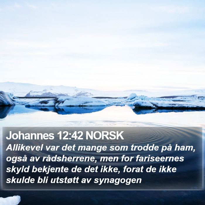 Johannes 12:42 NORSK Bible Study