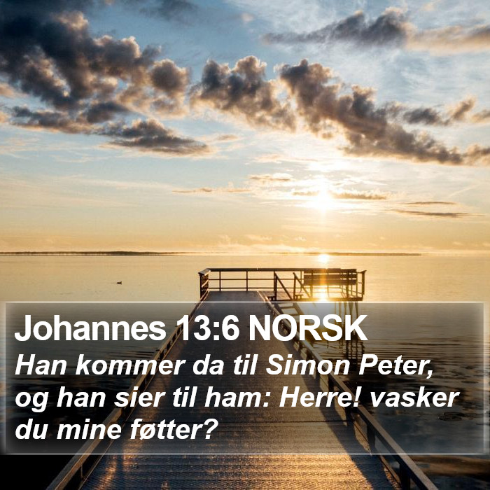 Johannes 13:6 NORSK Bible Study