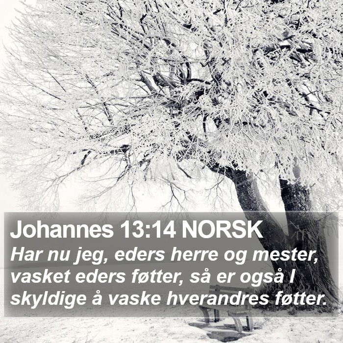 Johannes 13:14 NORSK Bible Study