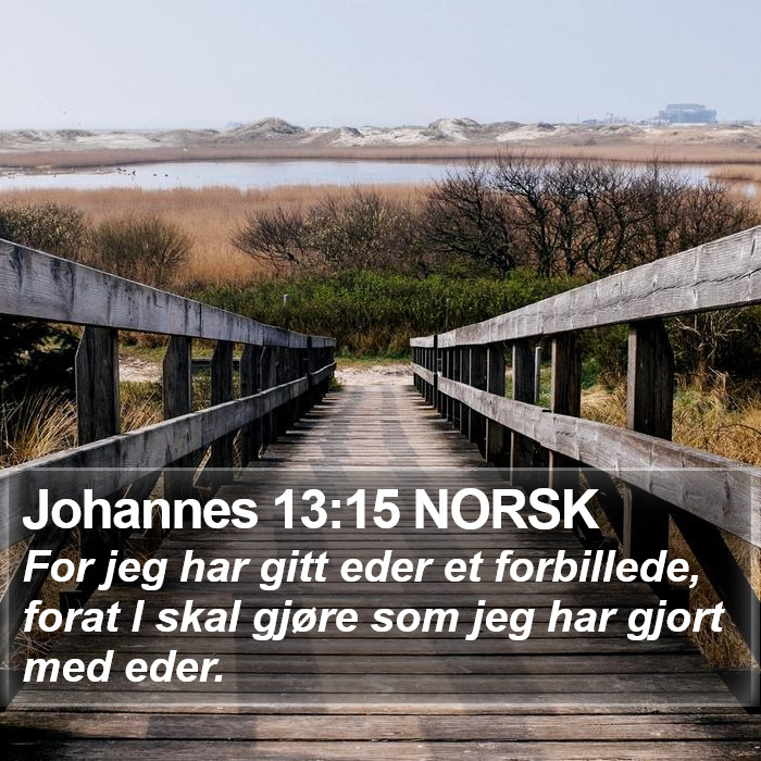 Johannes 13:15 NORSK Bible Study
