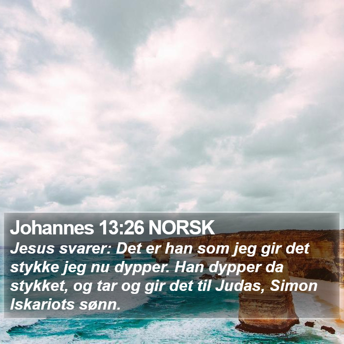 Johannes 13:26 NORSK Bible Study