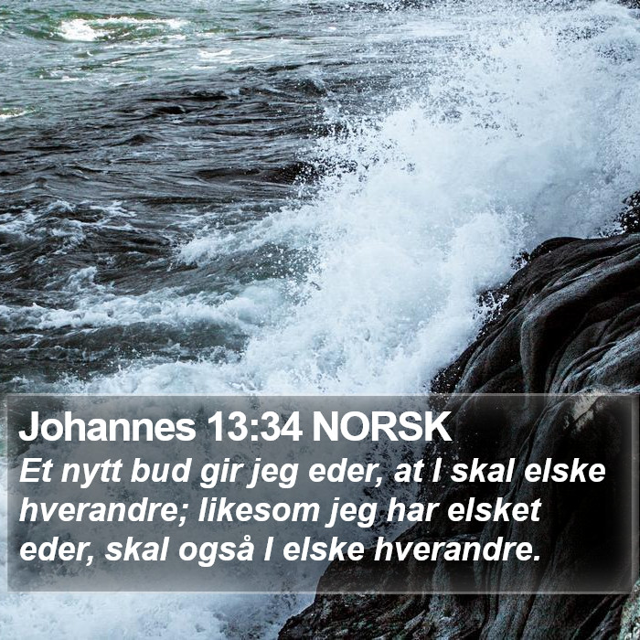 Johannes 13:34 NORSK Bible Study