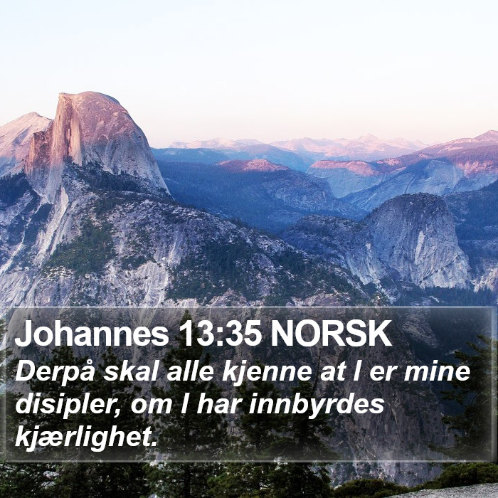 Johannes 13:35 NORSK Bible Study