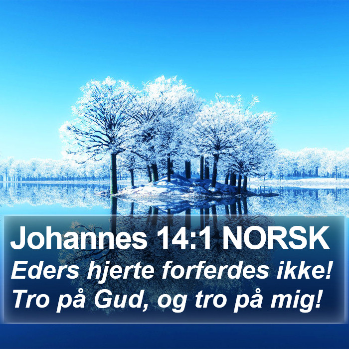 Johannes 14:1 NORSK Bible Study