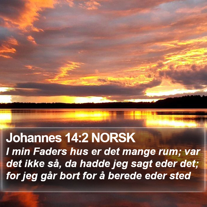 Johannes 14:2 NORSK Bible Study