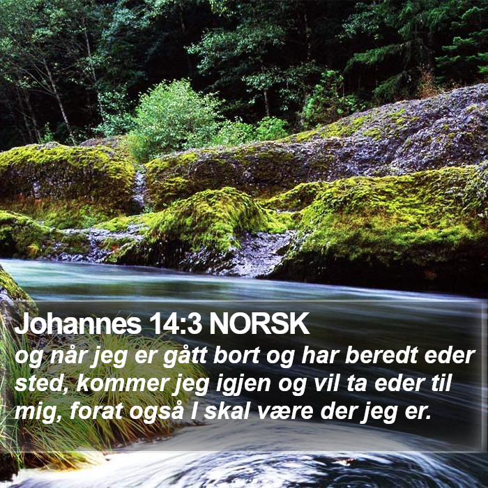 Johannes 14:3 NORSK Bible Study