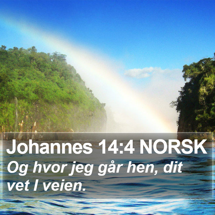 Johannes 14:4 NORSK Bible Study