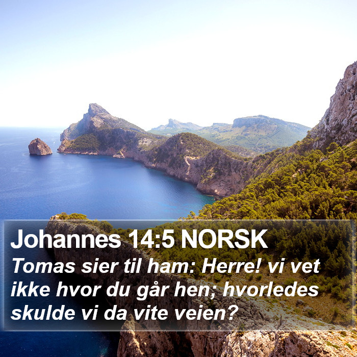 Johannes 14:5 NORSK Bible Study