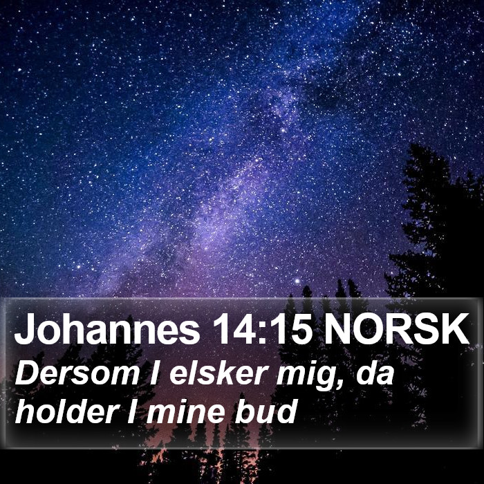 Johannes 14:15 NORSK Bible Study