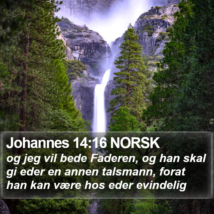 Johannes 14:16 NORSK Bible Study