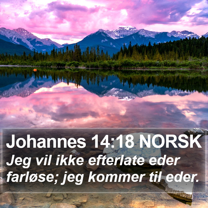 Johannes 14:18 NORSK Bible Study