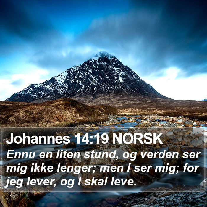 Johannes 14:19 NORSK Bible Study