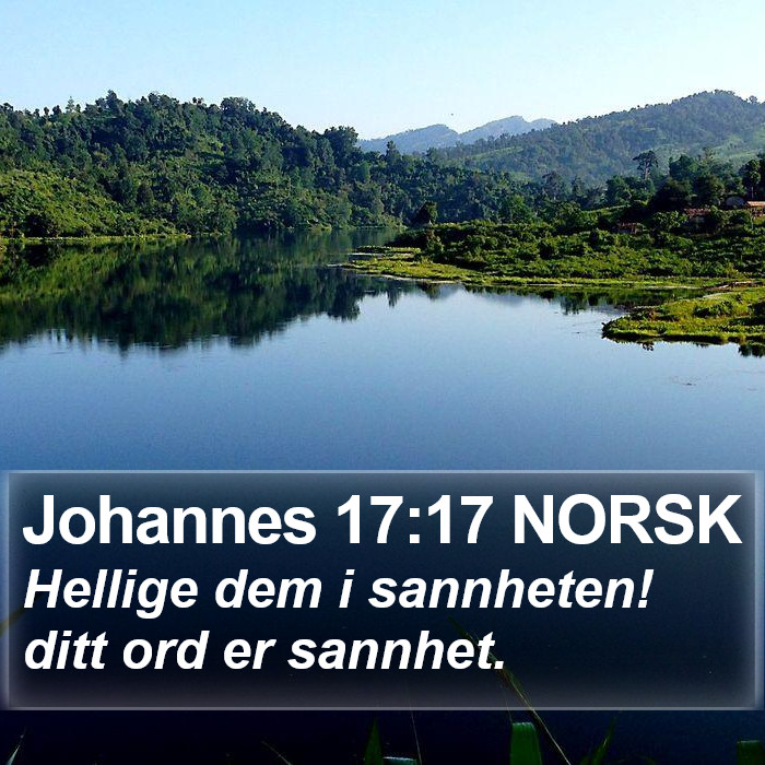 Johannes 17:17 NORSK Bible Study