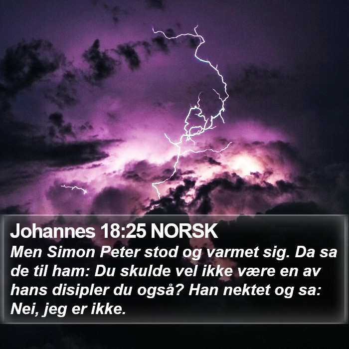 Johannes 18:25 NORSK Bible Study