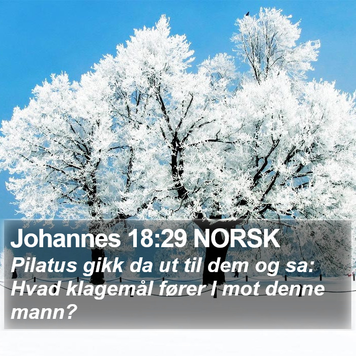 Johannes 18:29 NORSK Bible Study