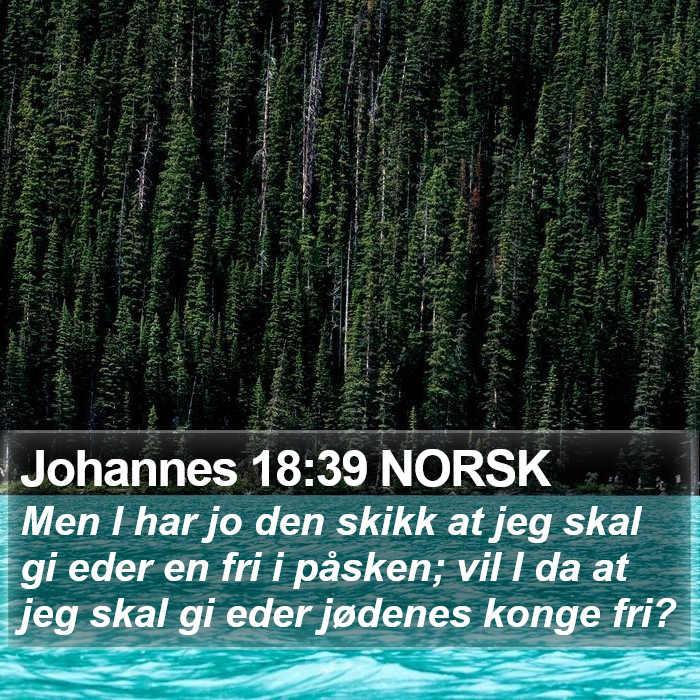 Johannes 18:39 NORSK Bible Study