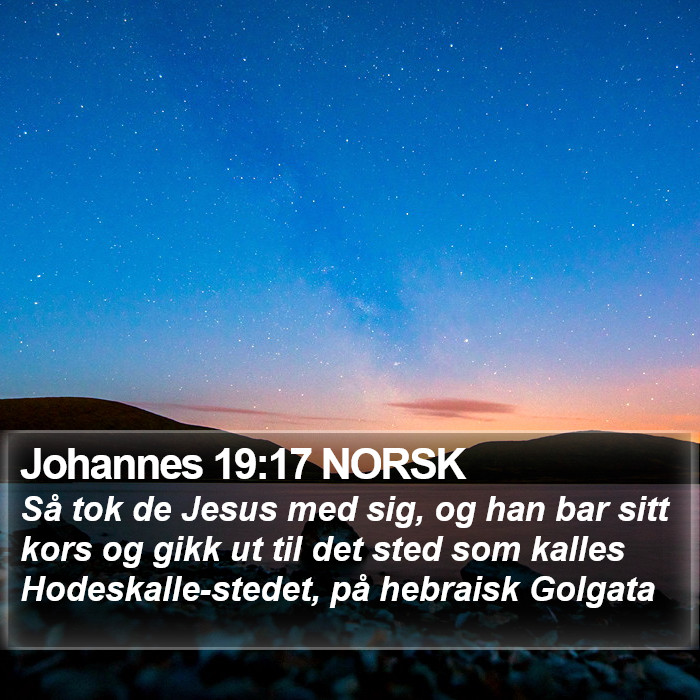 Johannes 19:17 NORSK Bible Study