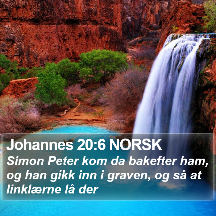Johannes 20:6 NORSK Bible Study