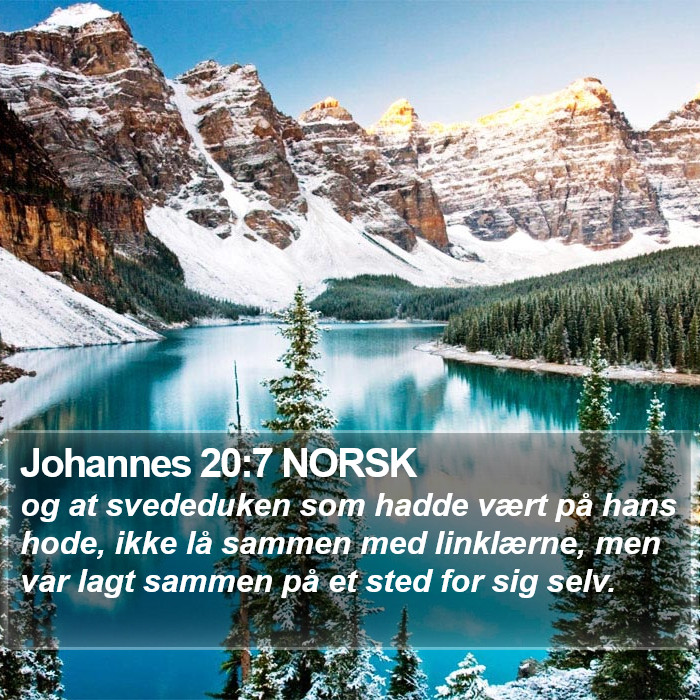 Johannes 20:7 NORSK Bible Study