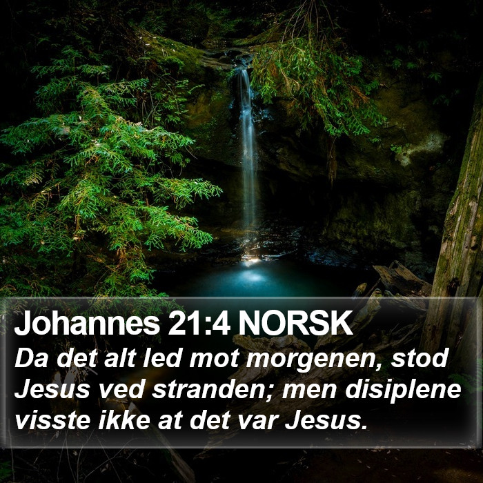 Johannes 21:4 NORSK Bible Study